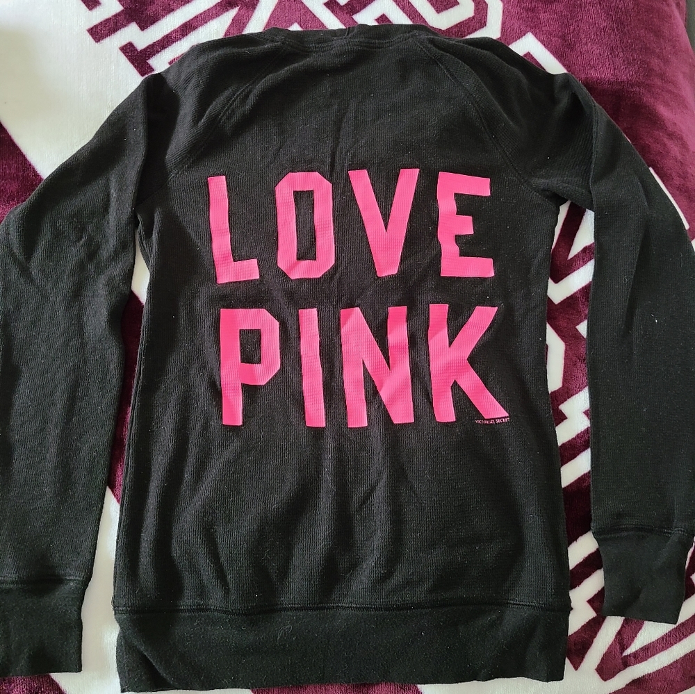 PINK thermal hoodie